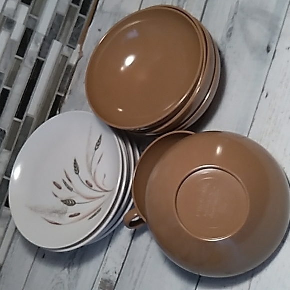 Prolon Melmac vintage 1970s saucers bowls cup - Picture 4 of 4